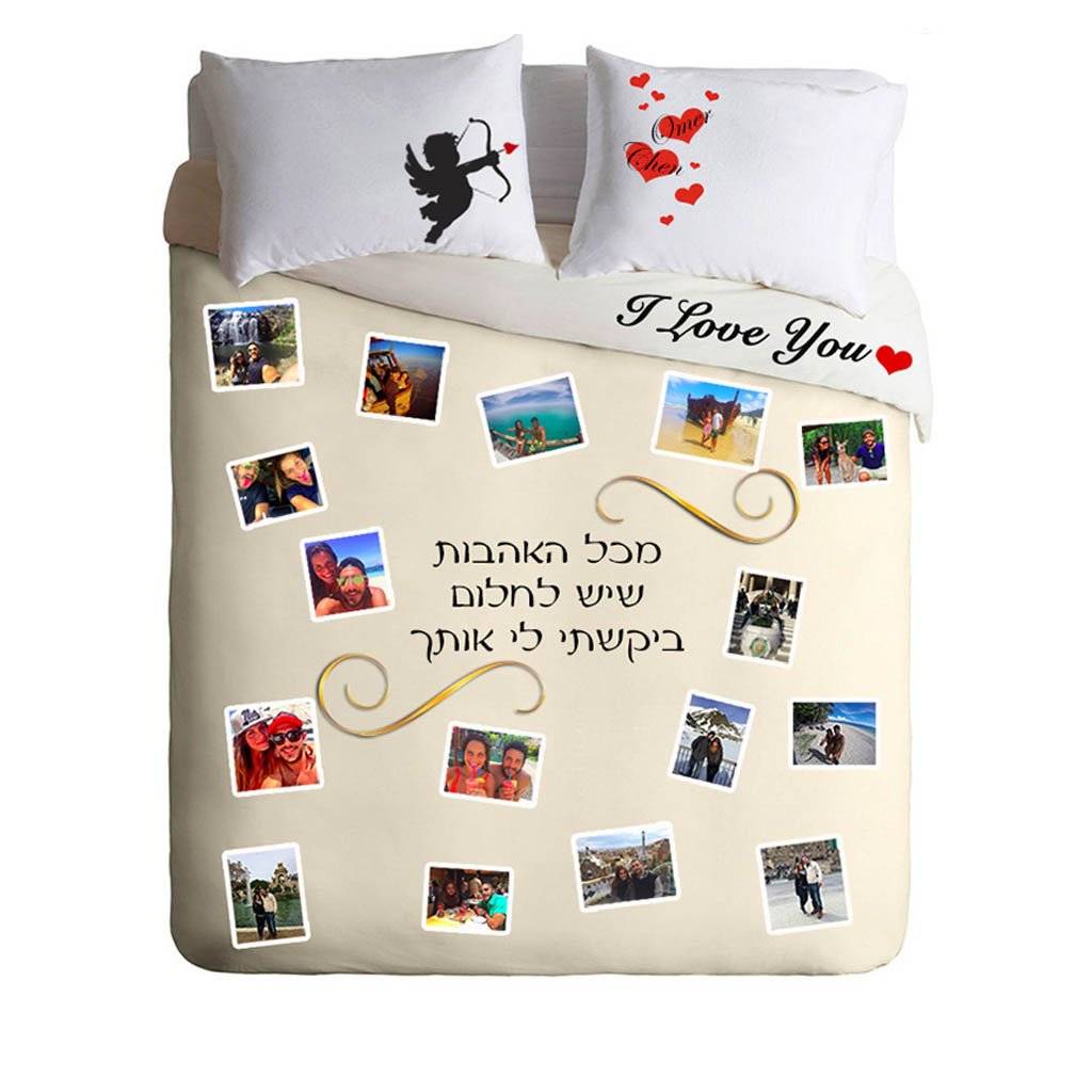 מצעים עם תמונות קופידון