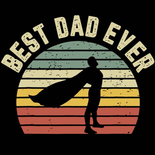 חולצה מודפסת לגבר ״Best Dad Ever״