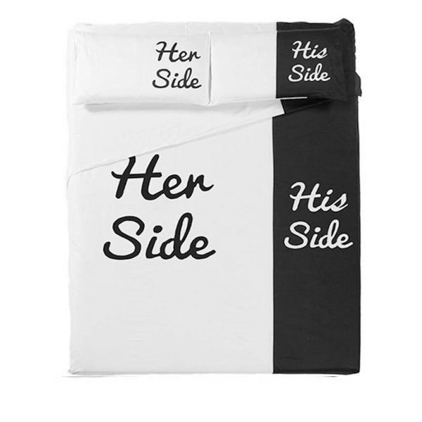 סט מצעים "Her Side His Side"