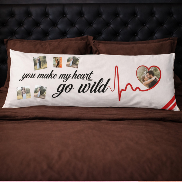 כרית למיטה זוגית HeartBeats