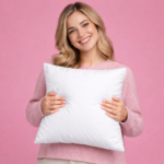 כרית 40 ס"מ לבנה בעיצוב עצמי