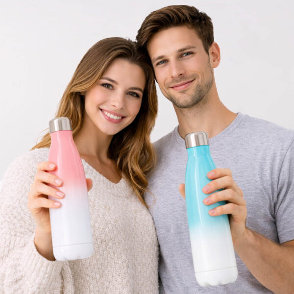 הדפסה על בקבוק טרמי צבעוני