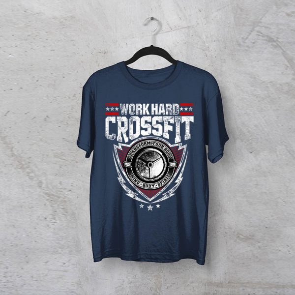 חולצה מודפסת לגבר “Crossfit”