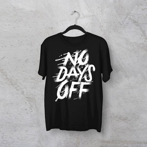חולצה מודפסת לגבר “Days Off”