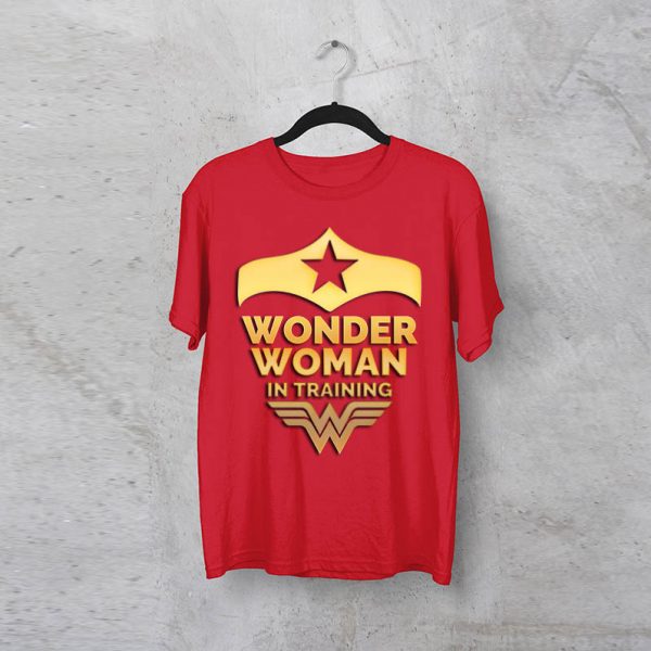 חולצה מודפסת לאשה “WonderWoman”