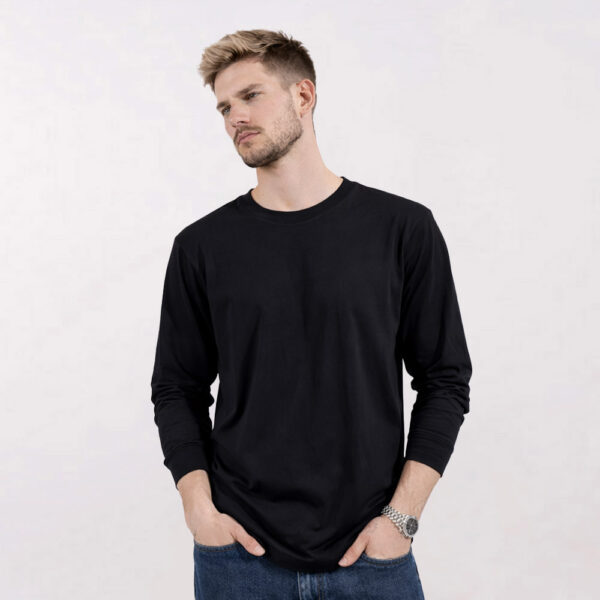 חולצת כותנה איכותית T-Wear שרוול ארוך [הדפסה על שני צדדים]