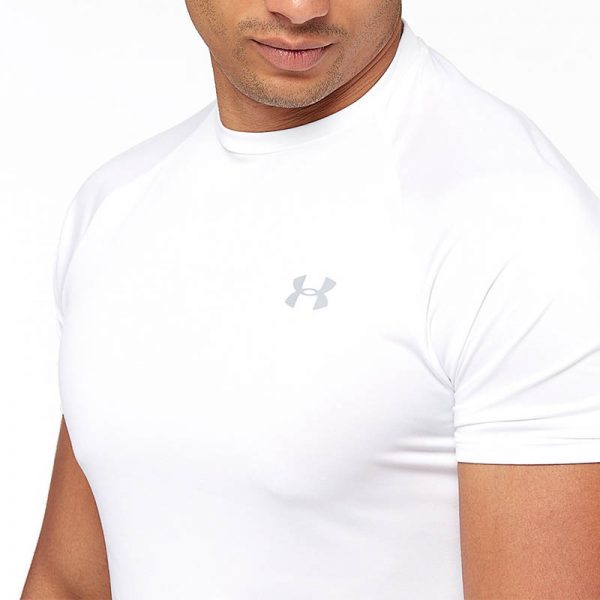 חולצת DriFit של Under-Armour בצבע לבן דגם 1326413-100