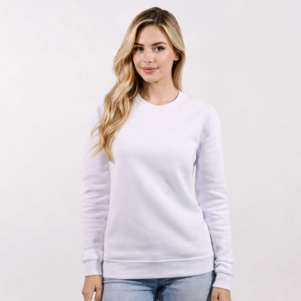 סווטשירט כותנה ופוליאסטר איכותי בעיצוב עצמי [הדפסה על שני צדדים]