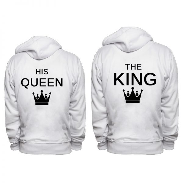 סט זוגי קפוצונים The King –  His Queen