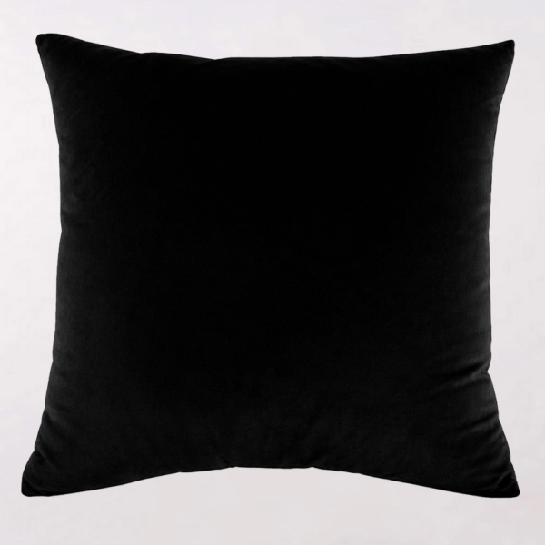 כרית 40 ס"מ שחורה בעיצוב עצמי