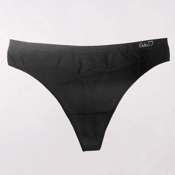 חוטיני שחור בעיצוב עצמי [מותג Delta]