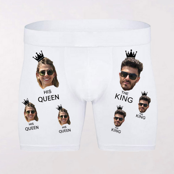 בוקסר פרצופים בסגנון "The King His Queen"