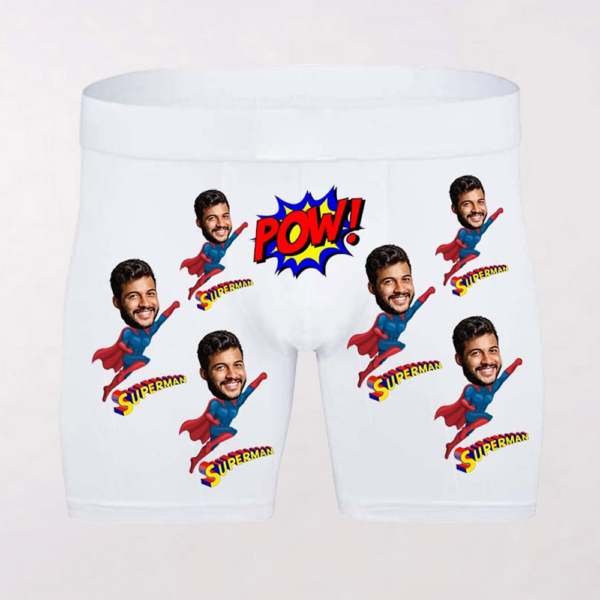 בוקסר פרצופים בסגנון "Superman"