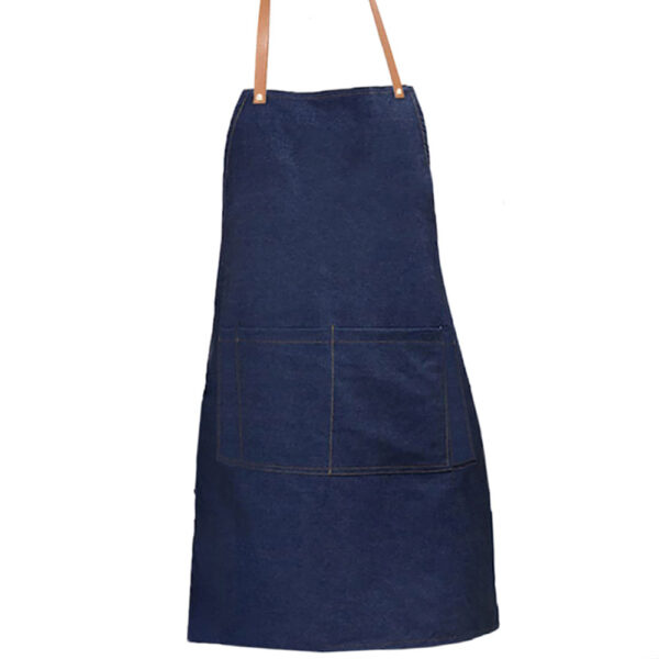 סינר ג'ינס בהתאמה אישית – דגם ביסטרו