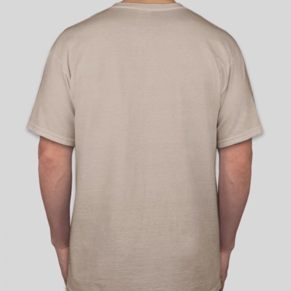 חולצת כותנה בז’ לגברים צווארון עגול שרוול קצר [מותג T Wear]
