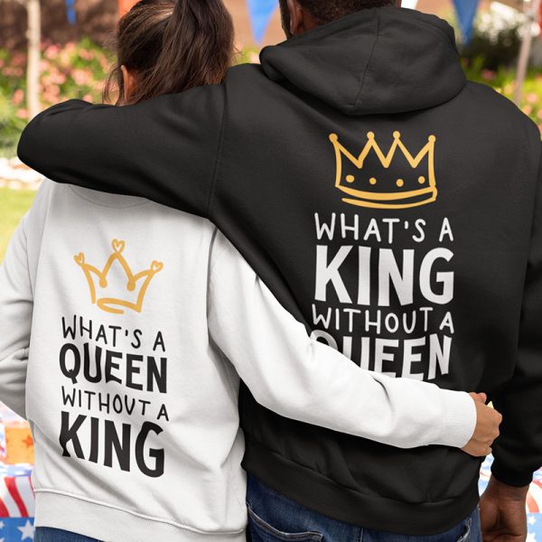 זוג קפוצונים Whats A King/Queen
