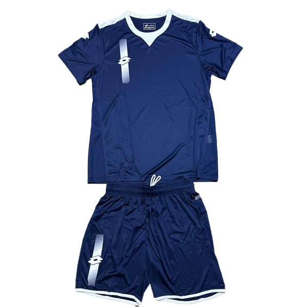 חליפת כדורגל כחול נייבי דגם V – בעיצוב עצמי אונליין