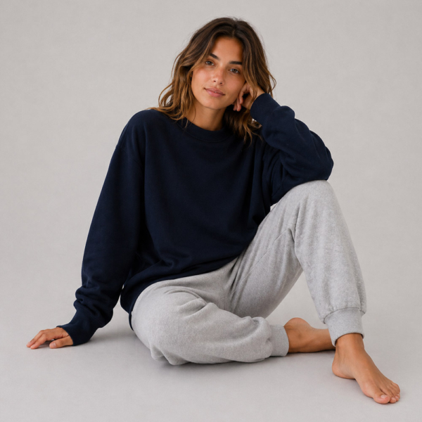 הדפסה על פיג׳מה סווצרט ומכנס טרנינג בהתאמה אישית