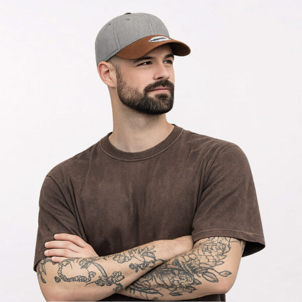 ג׳רי – כובע מצחייה איכותי משולב שני צבעים מותג [Ombre]