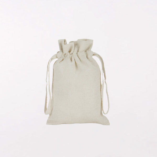 הדפסה על שקית כותנה עם שרוך