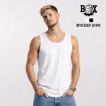 גופיית כותנה איכותית Box [הדפסה על צד אחד]