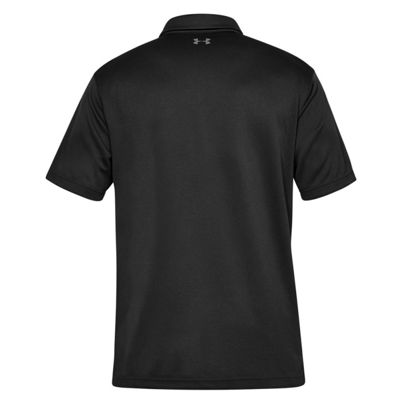 ⁦חולצת פולו DriFit של Under-Armour בצבע שחור דגם 129014001⁩ – תמונה ⁦2⁩