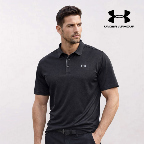 חולצת פולו DriFit של Under-Armour [הדפסה על צד אחד]