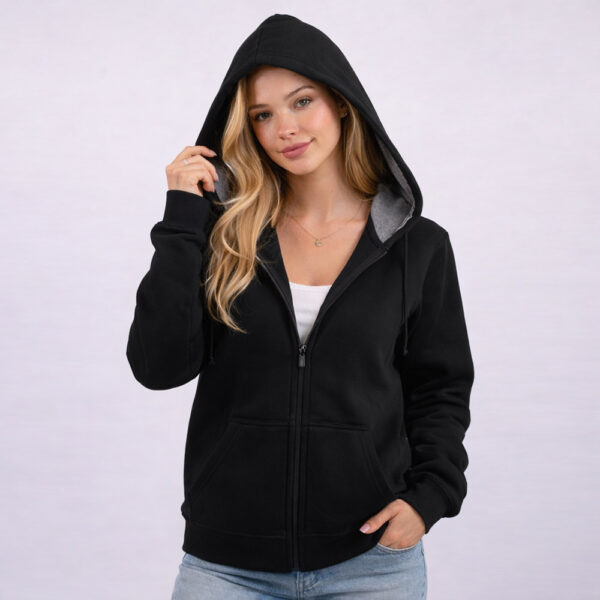 קפוצון רוכסן כותנה ופוליאסטר איכותי [הדפסה על צד אחד]