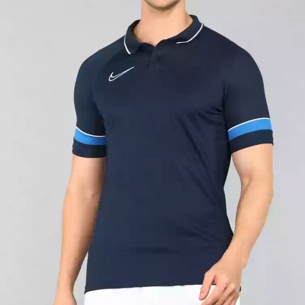 חולצת פולו דרייפיט בצבע כחול נייבי מותג נייק [דגם cw6104-453]