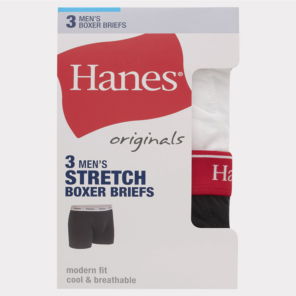 ⁦בוקסר איכותי בהתאמה אישית מותג [Hanes]⁩ – תמונה ⁦3⁩