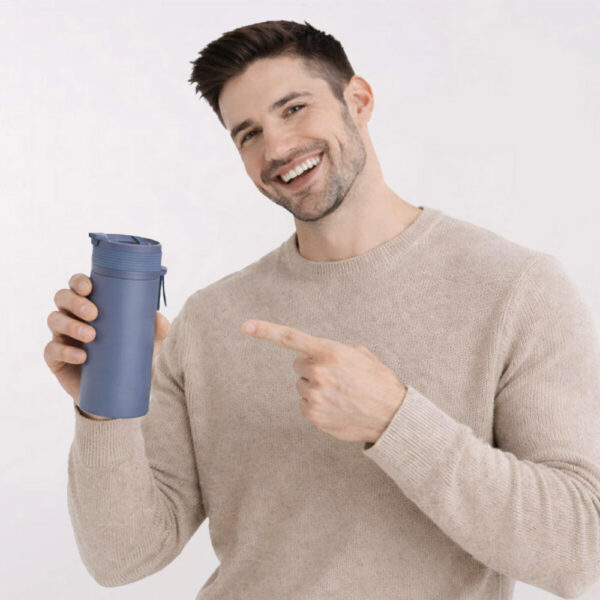 ASPEN ספל תרמי ציפוי קרמי פנימי חם/קר 600 מ"ל מותג [ASOBU]