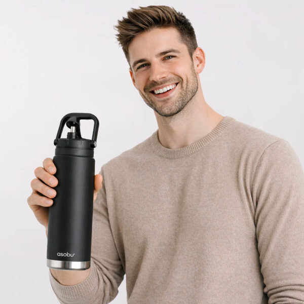 Canyon בקבוק תרמי חם/קר 1.5 ליטר עם ידית אחיזה מותג [ASOBU]