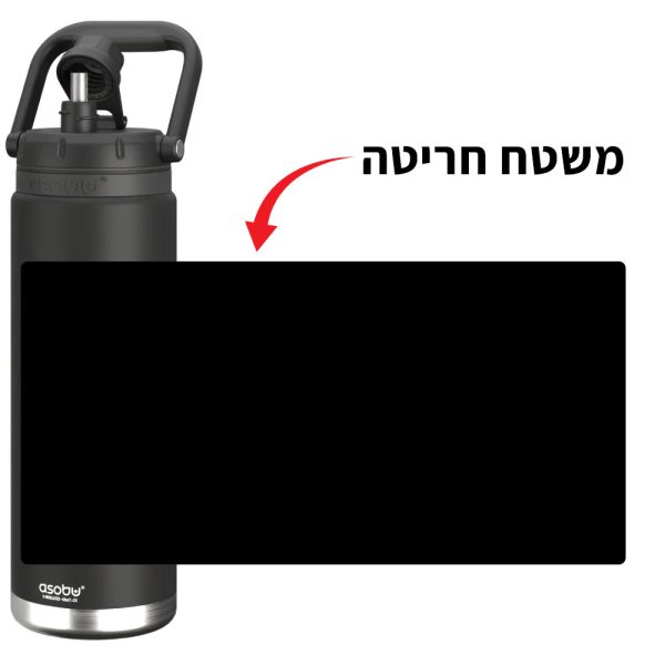 Canyon בקבוק תרמי חם/קר 1.5 ליטר עם ידית אחיזה מותג [ASOBU]