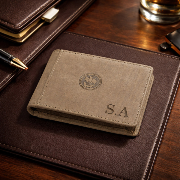 ארנק עור יוקרתי עם חריטה דגם 2722-3 [מותג Givony]