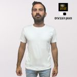 חולצת לייקרה וכותנה איכותית מותג Sense [הדפסה על שני צדדים]