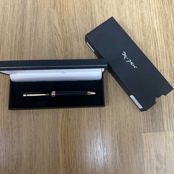 סדרת לג'נד עט אנודייז Legend Anodize שחור קליפס זהב מותג [X-pen]