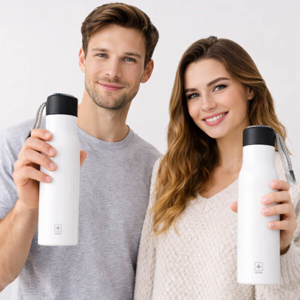 בקבוק טרמי 500 מ״ל שומר קור וחום דגם לאגו מבית Swiss