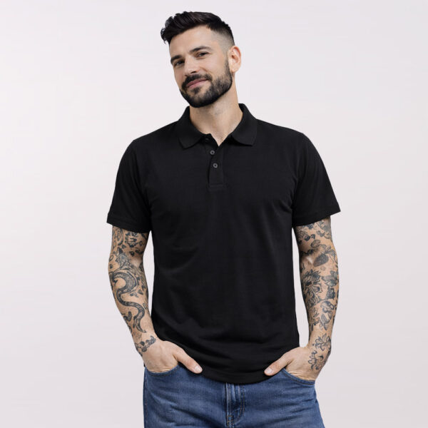 חולצת פולו כותנה איכותית מותג Twear [הדפסה על צד אחד]