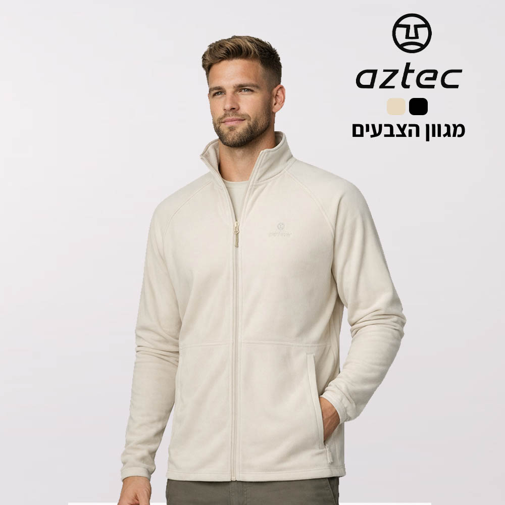 מעיל פליז Raven Full Zip [מותג Aztec] - מגוון הדפסה על חולצות