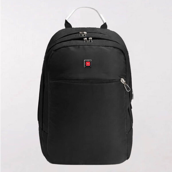 תיק גב למחשב נייד דגם Lyon עם יציאת USB מותג [Swiss]