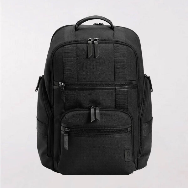 תיק גב למחשב נייד דגם Challenge שחור מותג [Ombre]