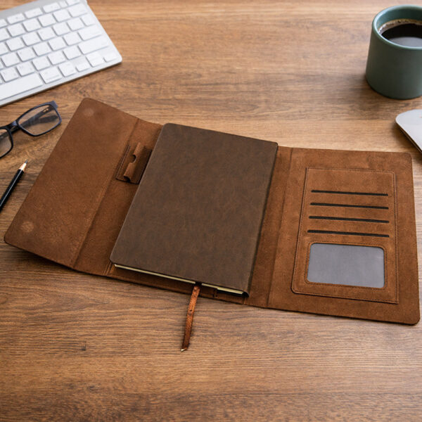 מחברת PU יוקרתית A5 עם כיסוי דמוי עור [מותג Givony]