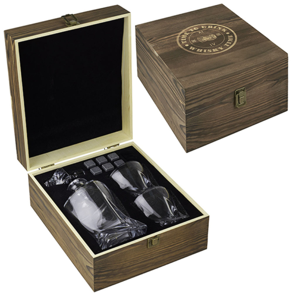 Whiskey Luxury Set – מארז ויסקי יוקרתי עם חריטה