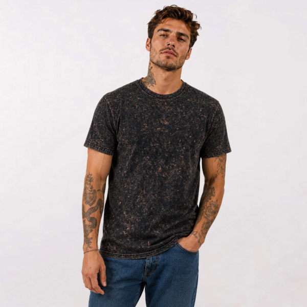טי שירט Vintage Wash – חולצת וינטג׳ בגזרת יוניסקס [הדפסה על שני צדדים]